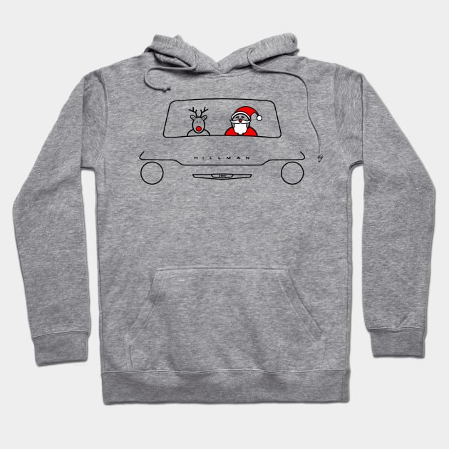 Hillman Imp classic car Christmas special edition Hoodie by soitwouldseem